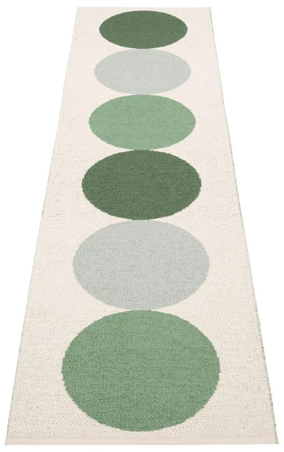 Zielono-kremowy chodnik odpowiedni na zewnątrz 70x280 cm Otto Herb – Pappelina