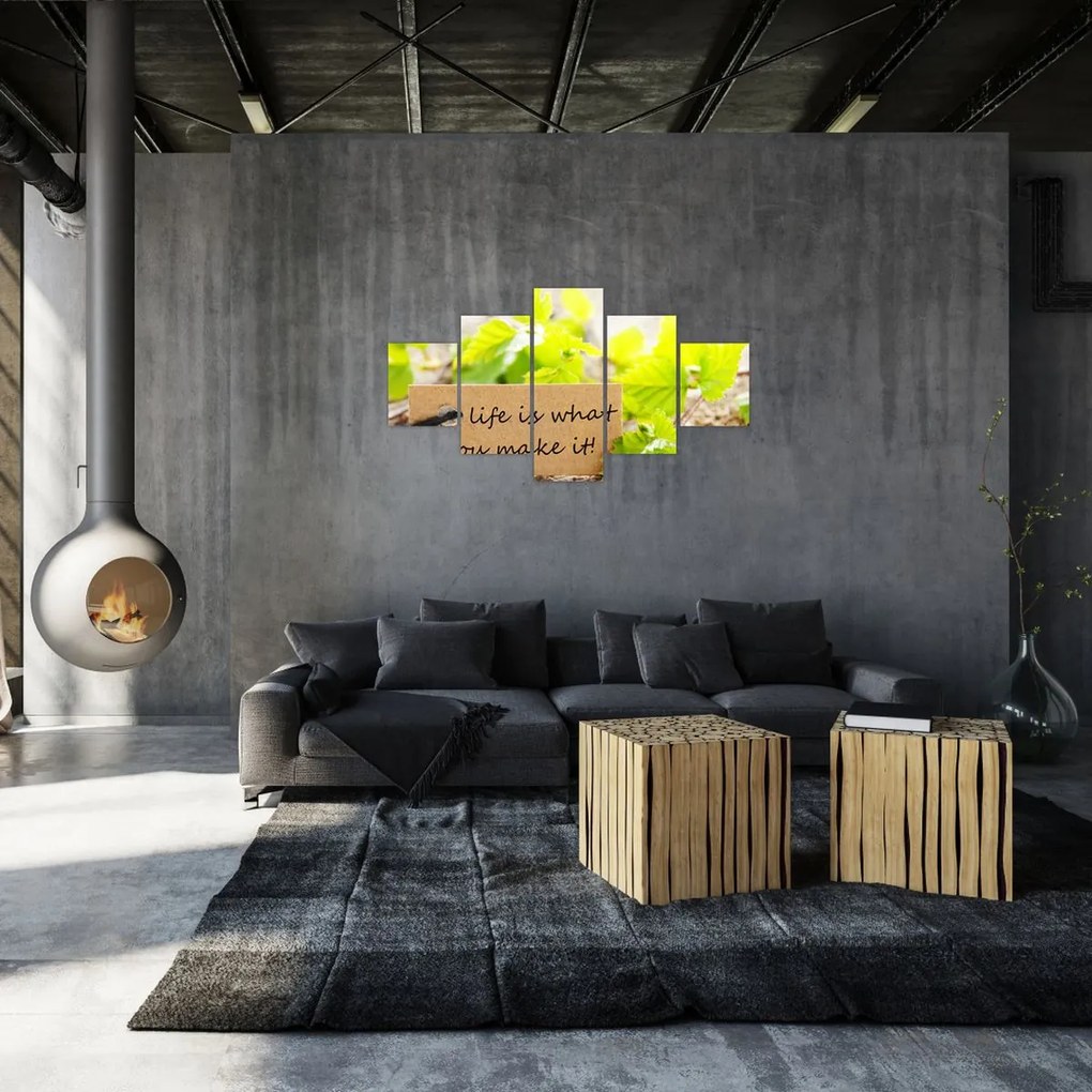 Obraz - Cytat (125x70 cm)