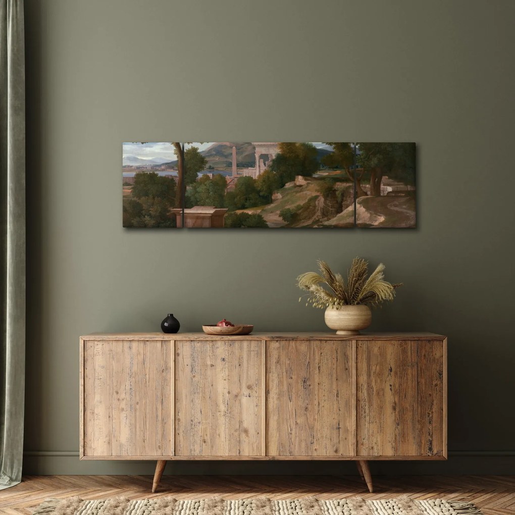 Obraz - Nicolas Poussin, Landscape with Saint John on Patmos, reprodukcje (170x50 cm)