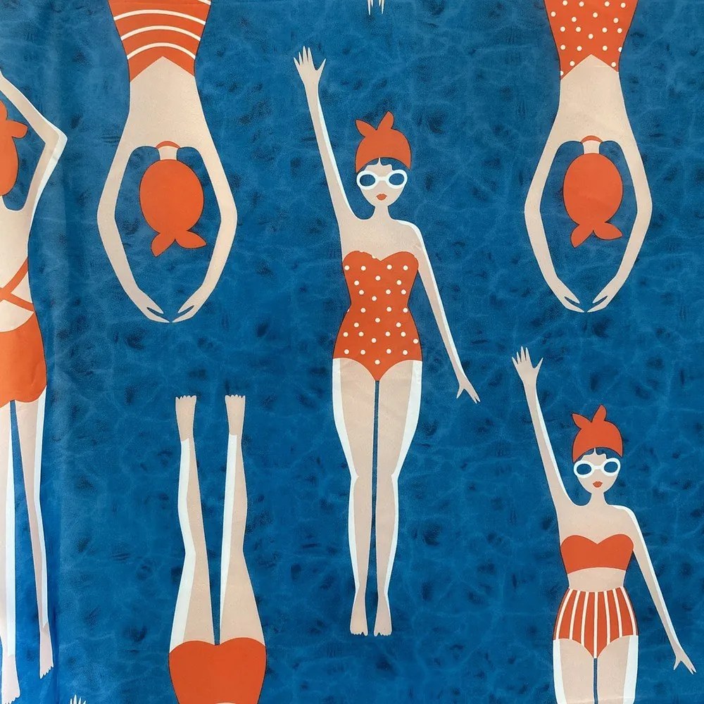 Zasłona prysznicowa 180x200 cm Baigneuses – Spirella
