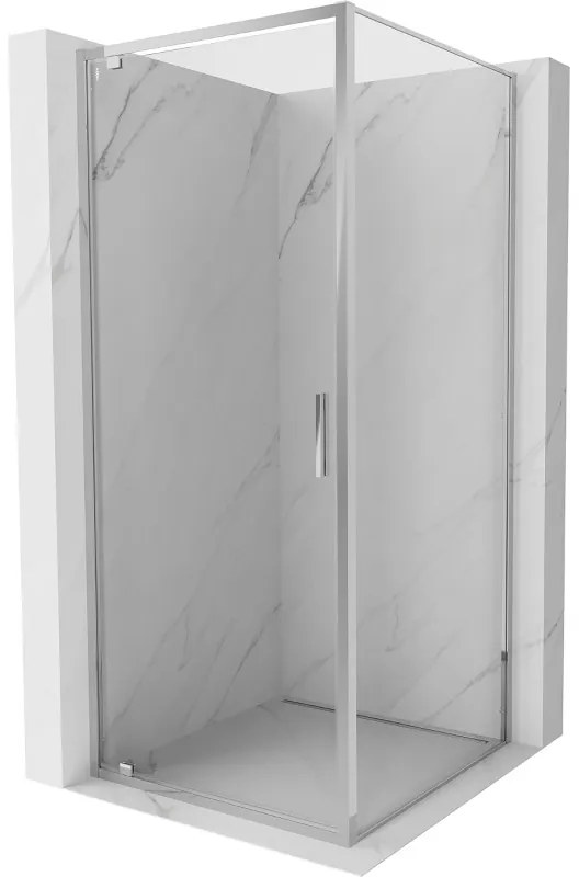 Mexen Exo kabina prysznicowa uchylna 70 x 70 cm, transparent, chrom - 8181-070-070-01-00