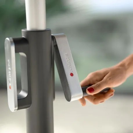 KNIRPS APOLL 260 x 165 cm - parasol ogrodowy : Kolor parasola - Czarny