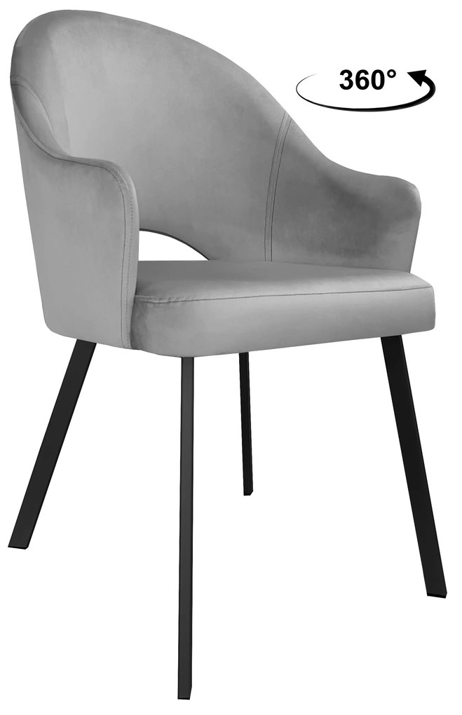 Krzesło obrotowe Velvet podstawa Profil czarna MG17