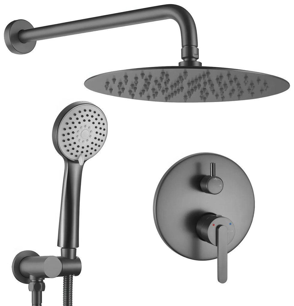 Zestaw natryskowy podtynkowy Rea Ontario Tytan + BOX