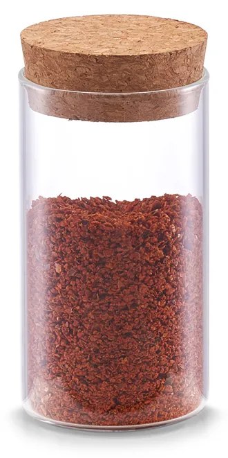Smukły słoik z korkową pokrywką, 155 ml