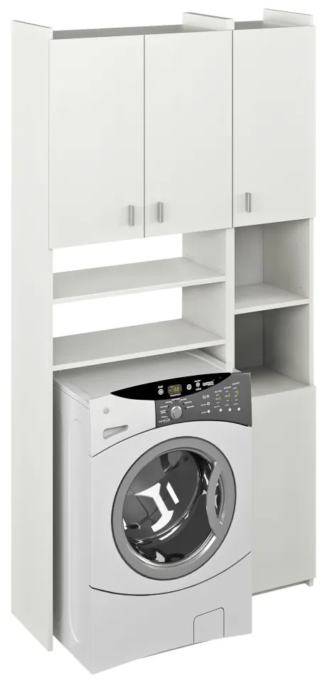 Szafka nad pralką MIRALI, biała