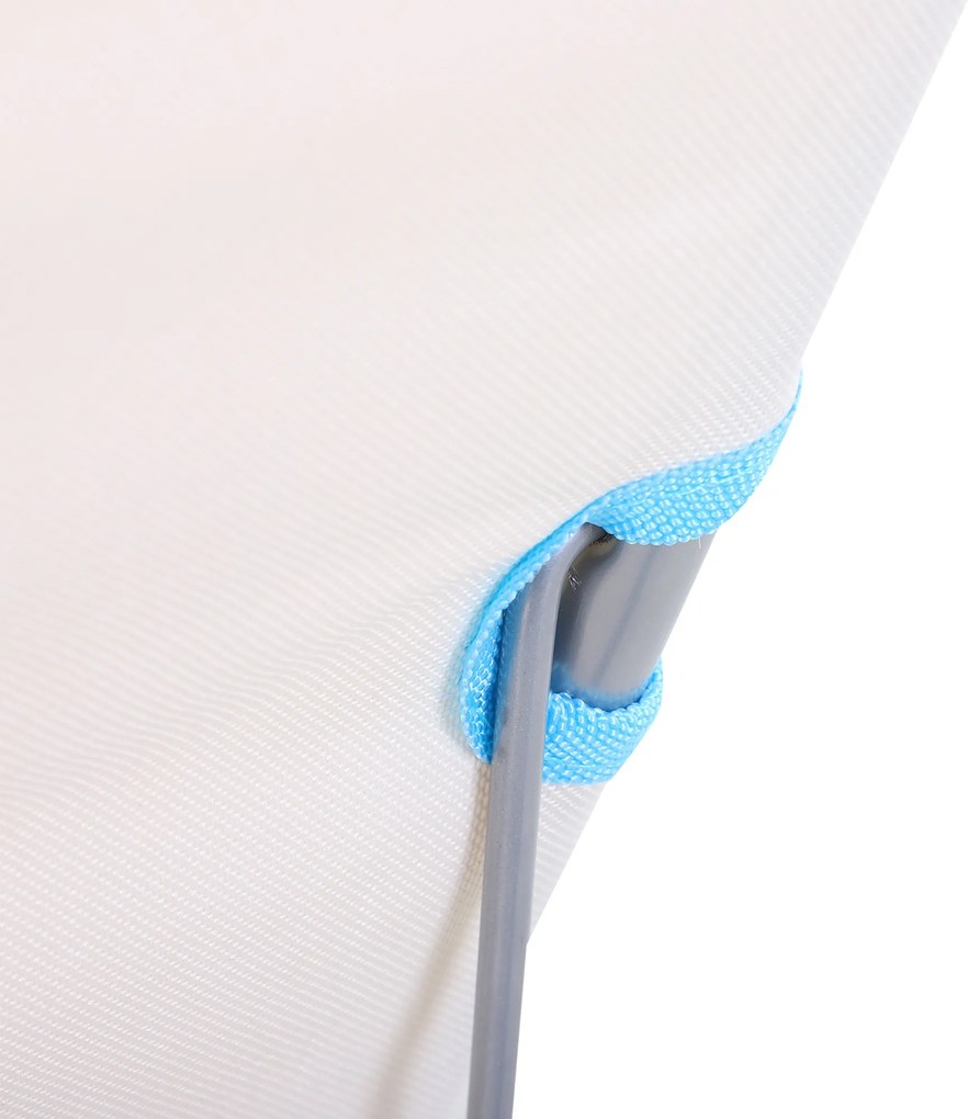 Outsunny Leżak Plażowy Beżowy Składany z Regulowanym Podłokietnikiem i Kieszenią Boczną 48x134x33-43cm | Aosom PL