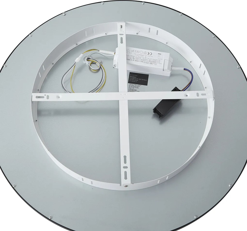 Inteligentny panel LED czarny 60 cm ze ściemnianiem LED Dim to Warm i pilotem - Knob