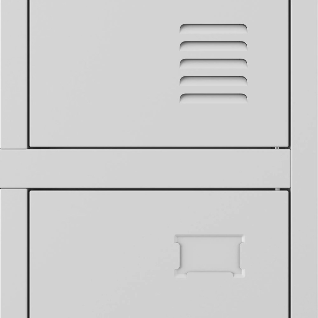 Szafka szkolna BHP szara: BARTUŚ 2 Plus