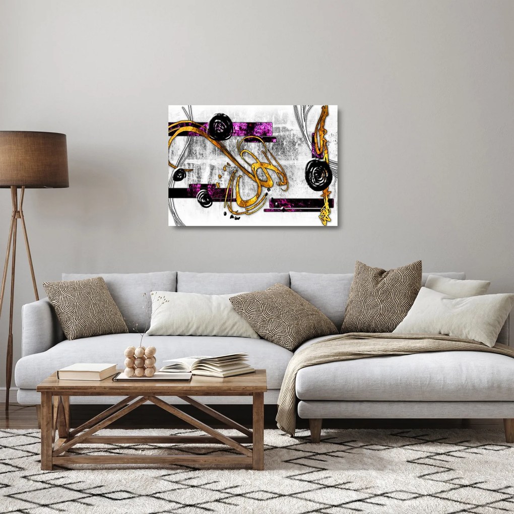 Obraz na szkle abstrakcji (70x50 cm)
