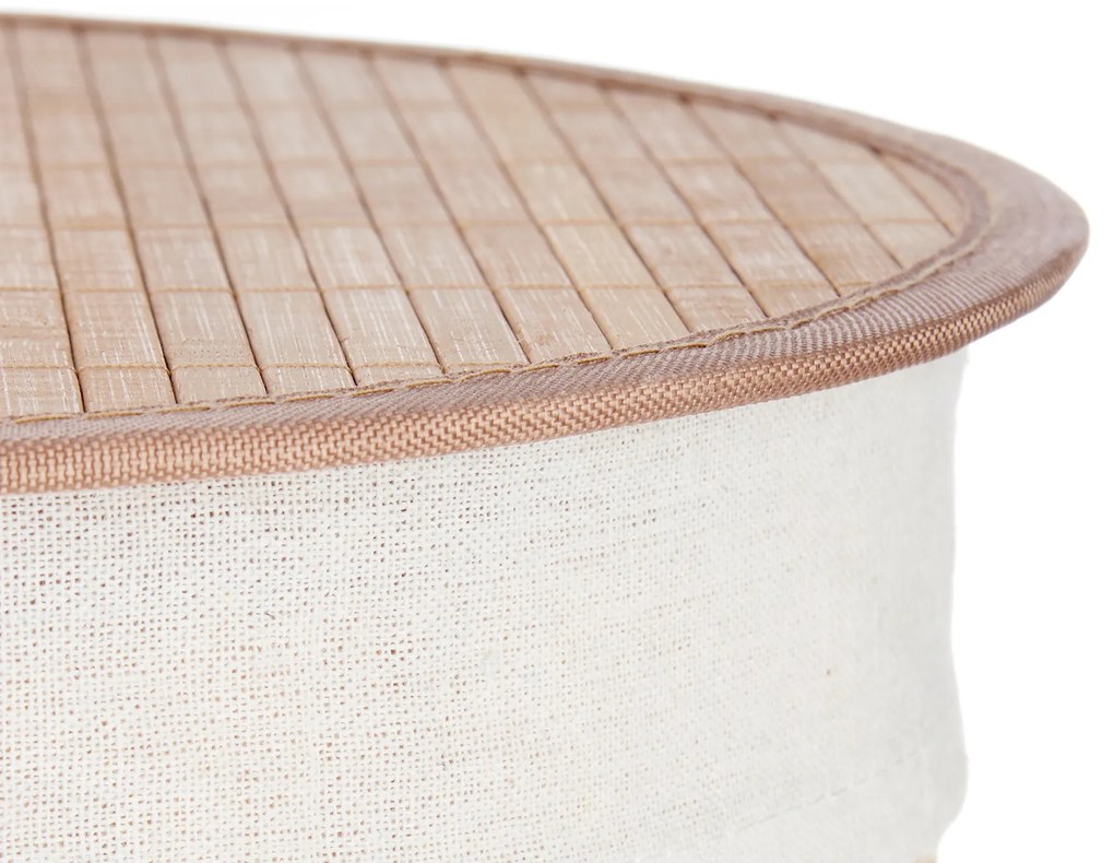 Bambusowy kosz na bieliznę COMFY PLACE, 48 l