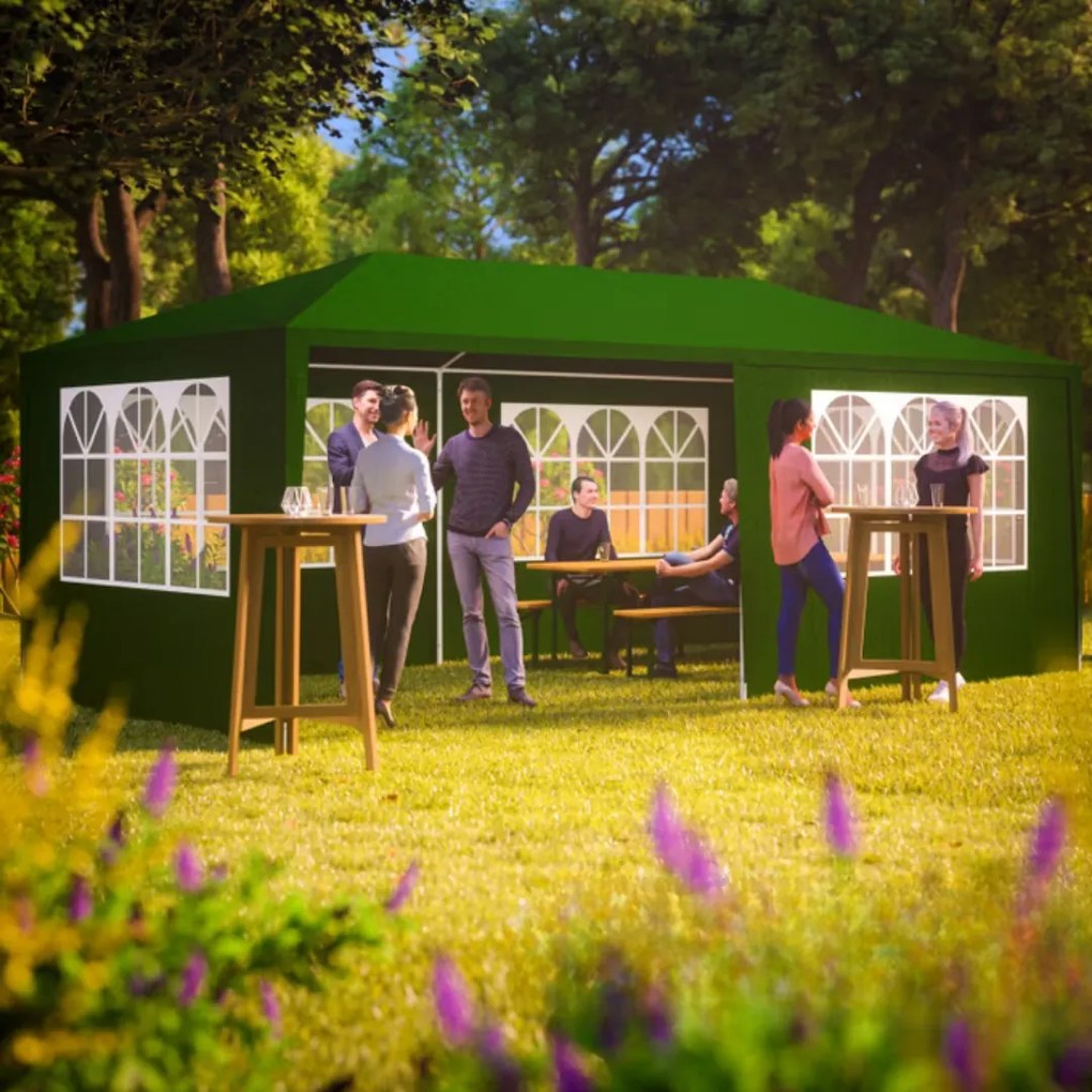 Namiot imprezowy NEAPOL, 3x6m, zielona Jurhan