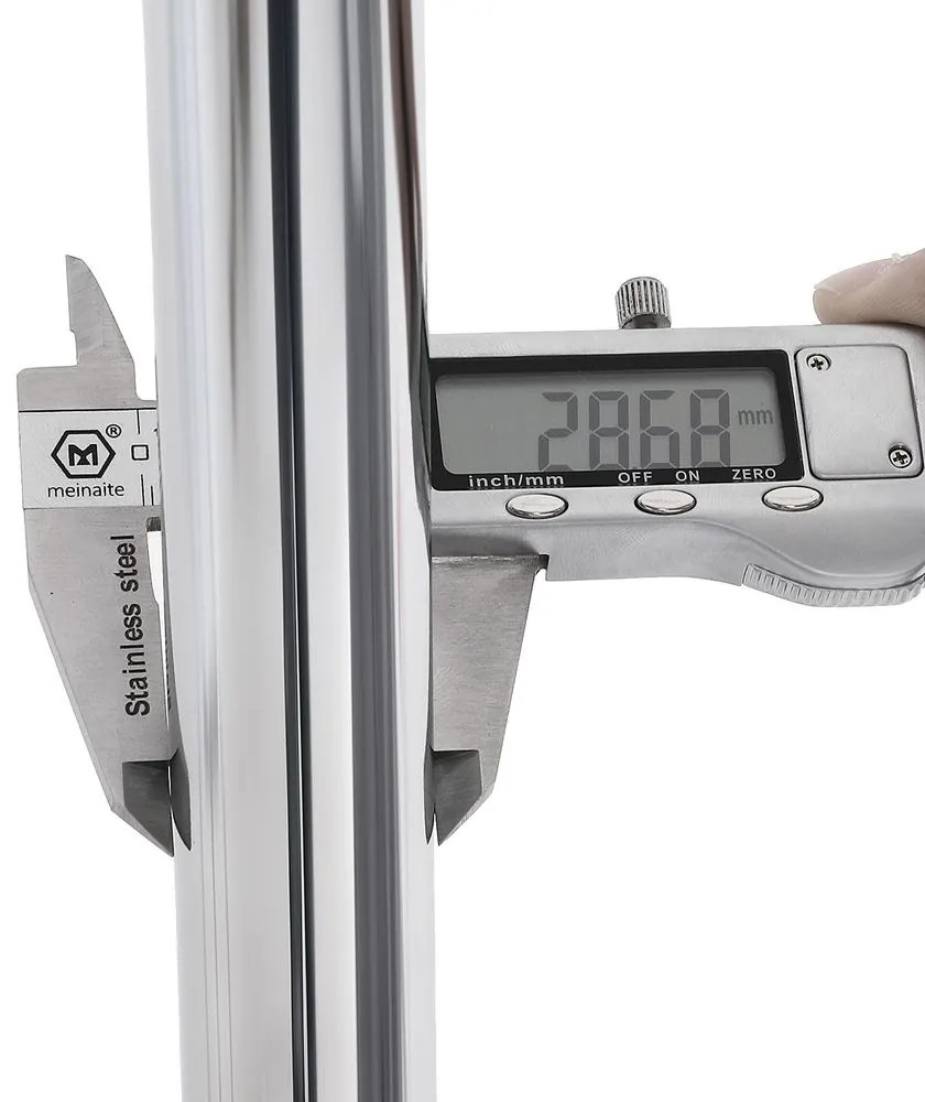 Wieszak na ubrania IRENE na kółkach, max. 130 kg, 150x45x160 cm, srebrny SongmicsHome