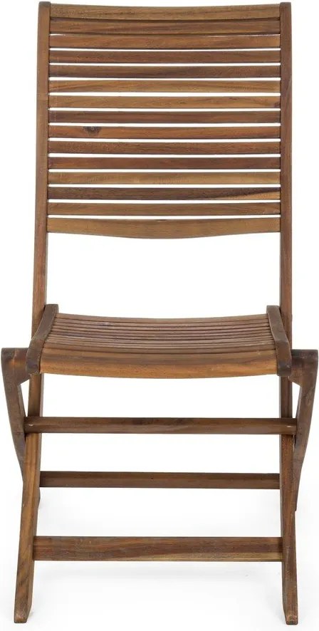 Drewniane krzesło ogrodowe w naturalnym kolorze Noemi – Bizzotto