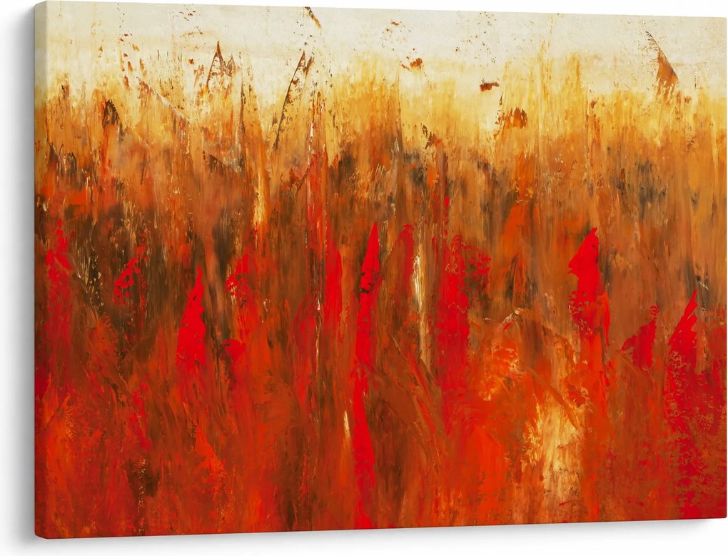 Obraz malowanej abstrakcji (70x50 cm)