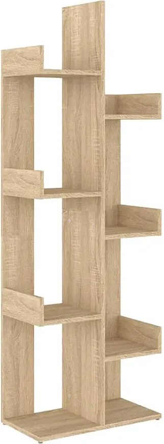 Minimalistyczny regał na książki dąb sonoma L2-R90