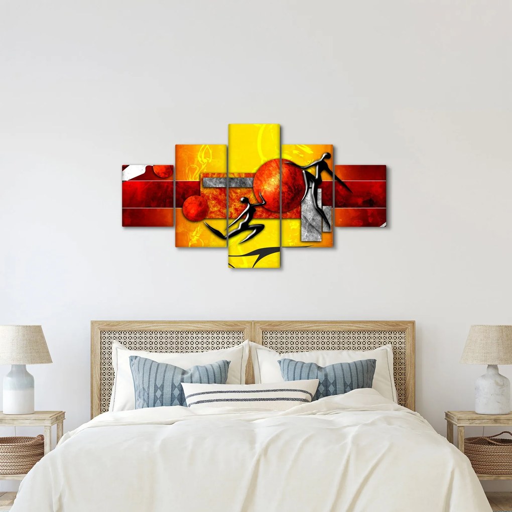 Obraz - Malarstwo ludzkości (125x70 cm)