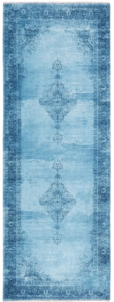 Dywan vintage Marylou niebieski 80 cm x 290 cm