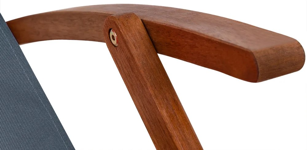 Leżak ogrodowy SIENA, 65x87x102cm, antracytowa Jurhan