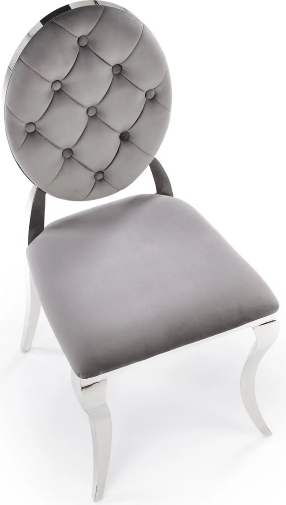 Stylizowane krzesło z pikowaniem K555 Halmar