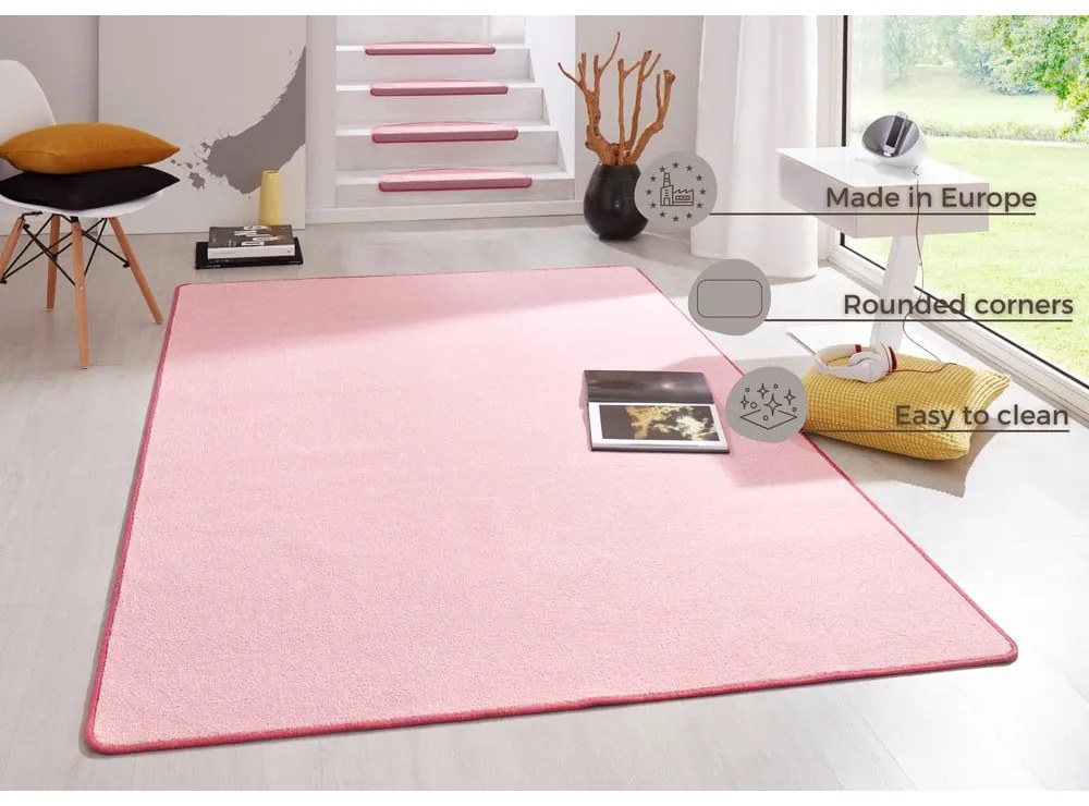Jasnoróżowy dywan 200x280 cm Fancy – Hanse Home