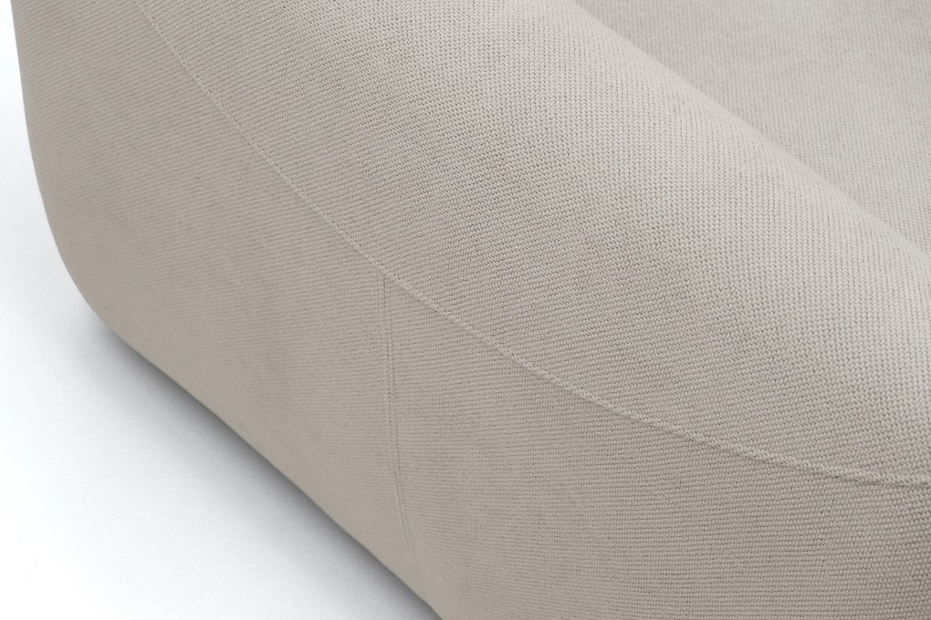 Kanapa Calma rozkładana - beżowa dzianina hydrofobowa Curio 09