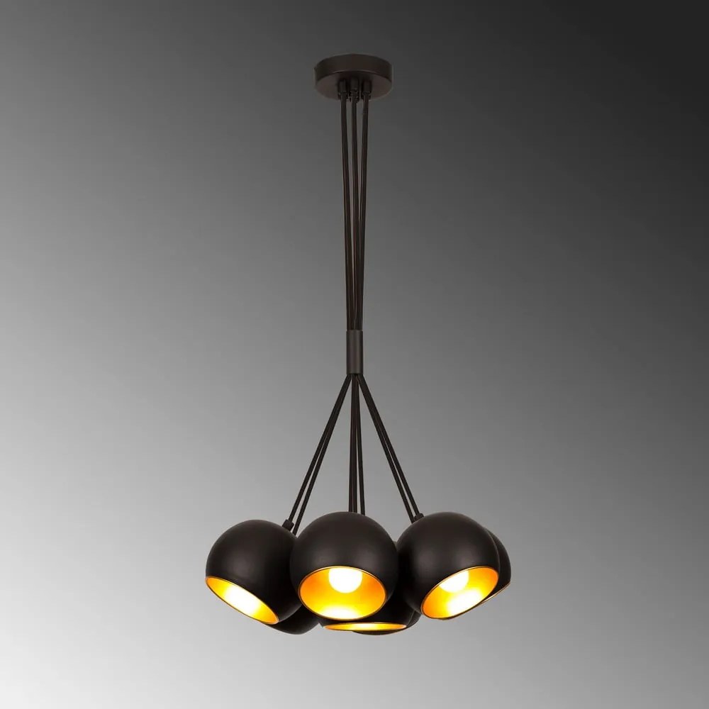 Czarna lampa wisząca Opviq lights Sivani