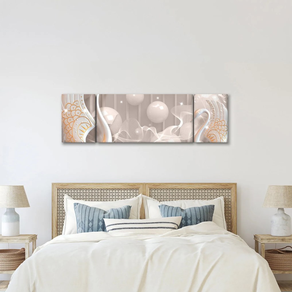 Obraz - Przeklęte łabędzie (170x50 cm)