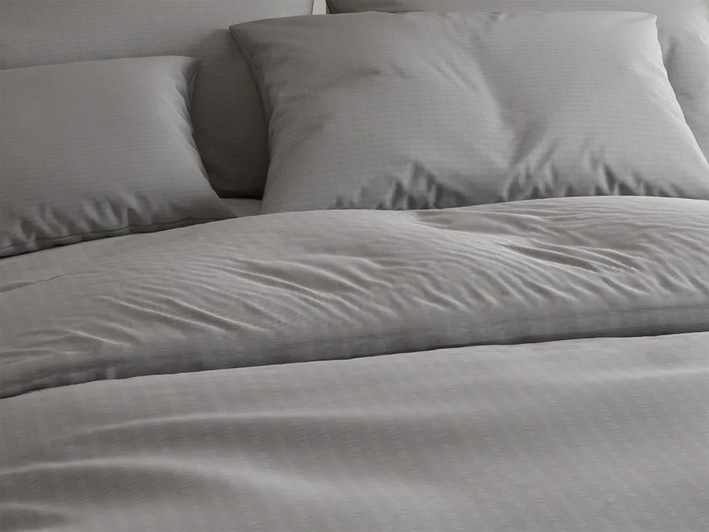 PrzytulneMieszkanie.pl PrzytulneMieszkanie.pl Krepa pościel STANDO szare Rozmiar pościeli: 70 x 90 cm | 140 x 200 cm