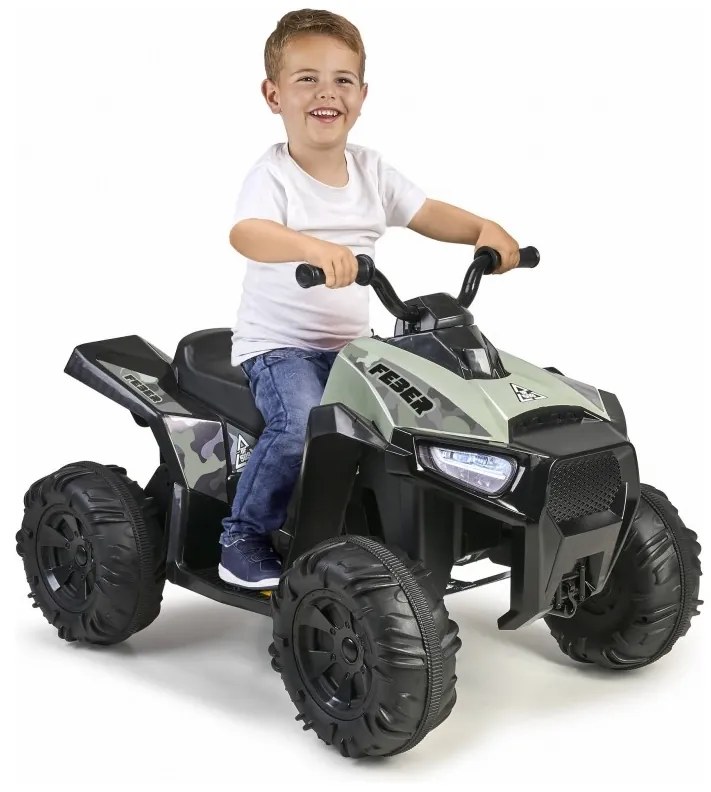 Feber quad pojazd elektryczny 12vboxer moro
