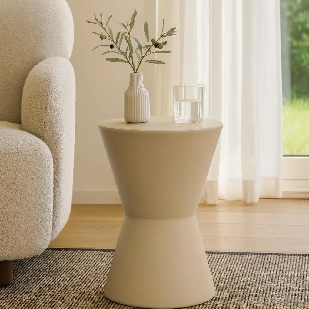 Stolik boczny do kanapy typu totem TOME, Ø 29 x 45 cm