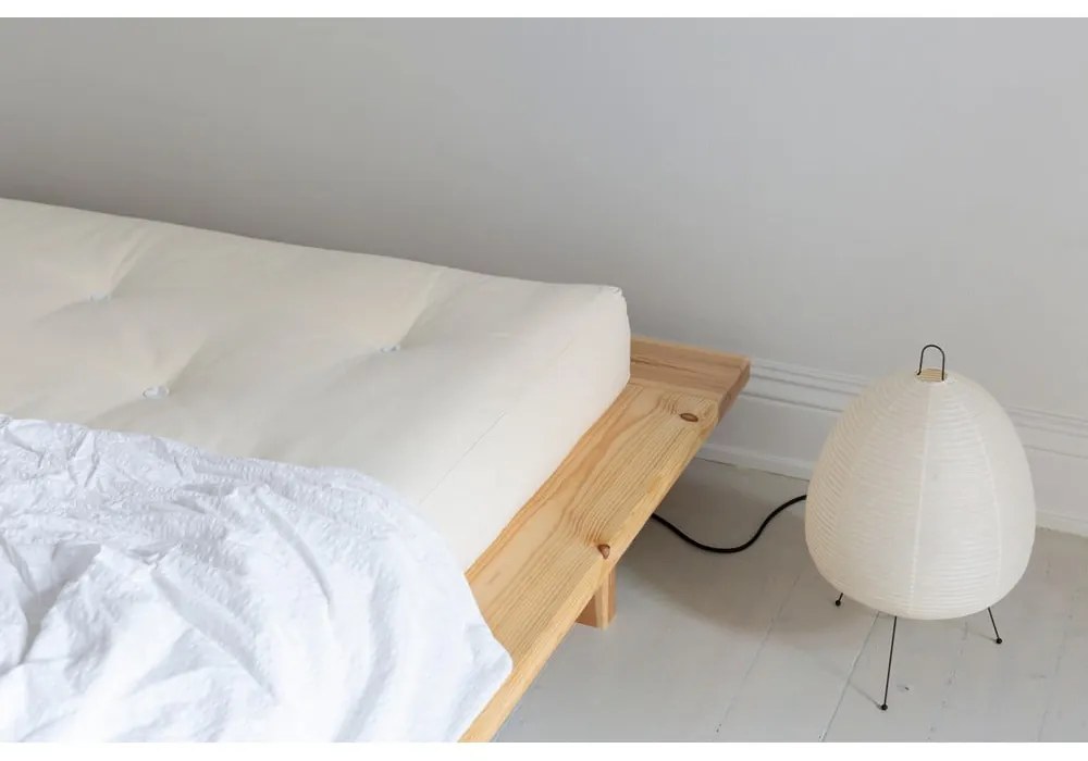 Czarny twardy materac futon 90x200 cm Basic – Karup Design