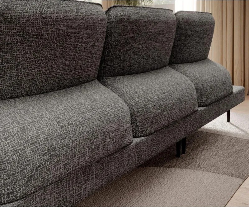 Narożnik STORM L układ L Lewostronny z funkcją regulacji oparcia i wysuwu podnóżka WERSAL