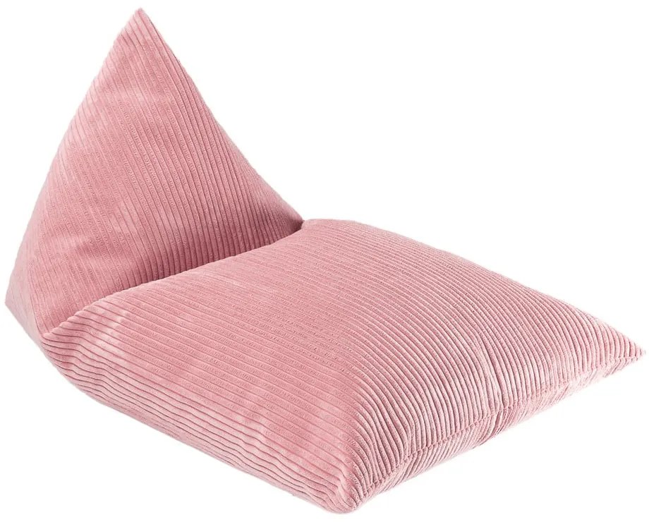 Różowy sztruksowy dziecięcy worek do siedzenia Big Lounger – Wigiwama