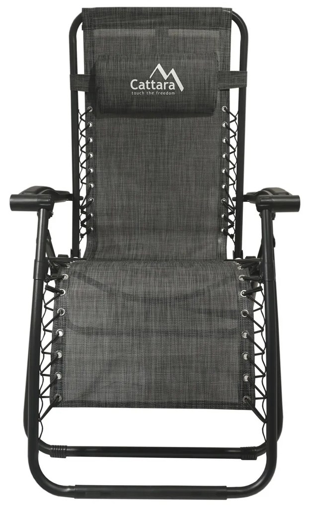 Cattara 13520 Składane leżak Alicante, antracyt,150 x 66 cm