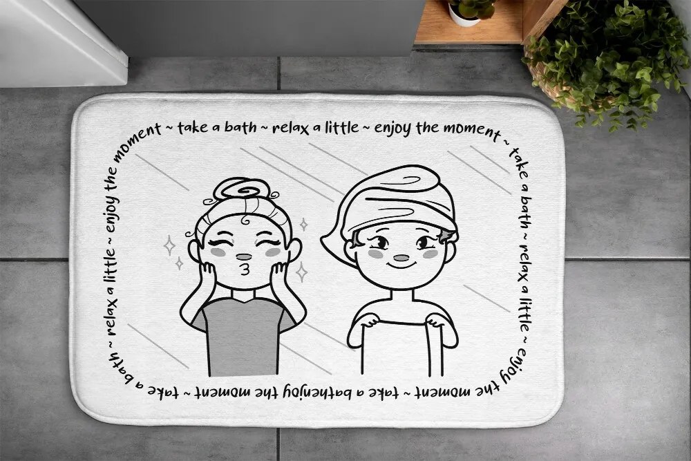 Dywanik pod prysznic Dywanik pod prysznic Dziewczyny