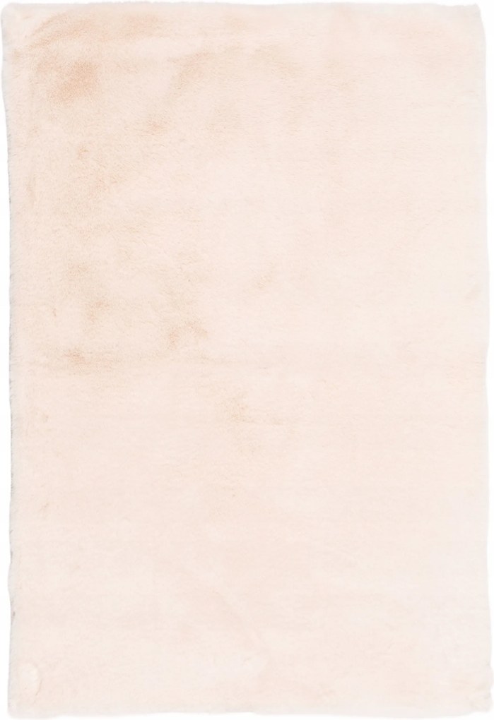 Dywan Futrzany Biały 60x90 cm Włochaty Miękki Dekoracyjny Antypoślizgowy