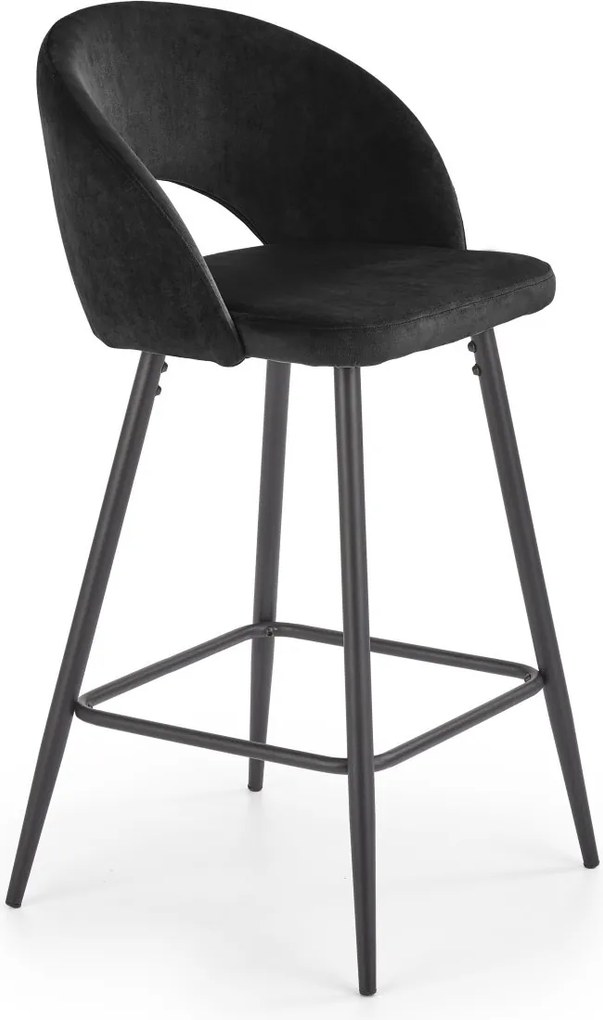 Hoker tapicerowany tkaniną velvetową H96 Halmar