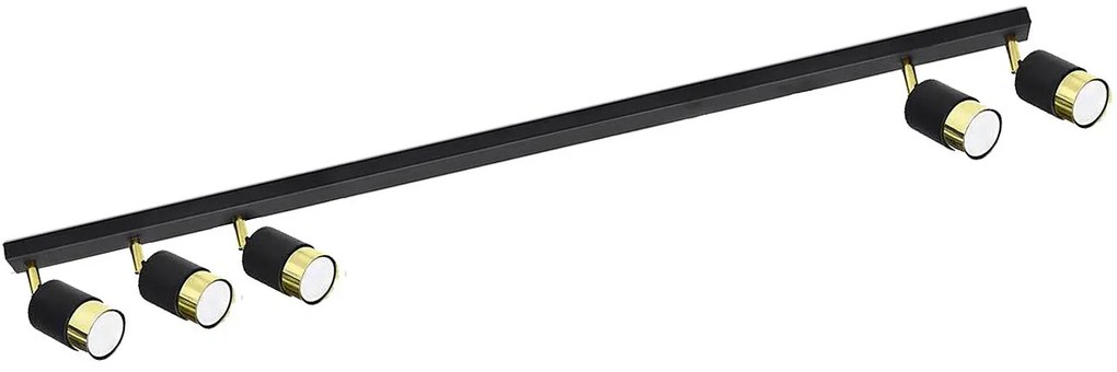 Plafon sufitowy z pięcioma ruchomymi spotami - 3X A282 R8-D56