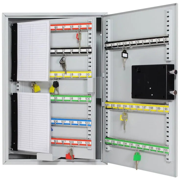 Skrzynka na klucze z zamkiem elektronicznym S-200 EL, na 200 kluczy