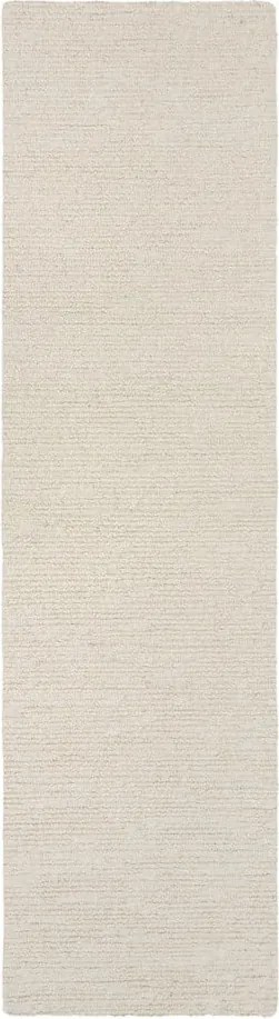 Wełniany chodnik tkany ręcznie w kolorze kości słoniowej 80x230 cm Harris Boucle – Flair Rugs