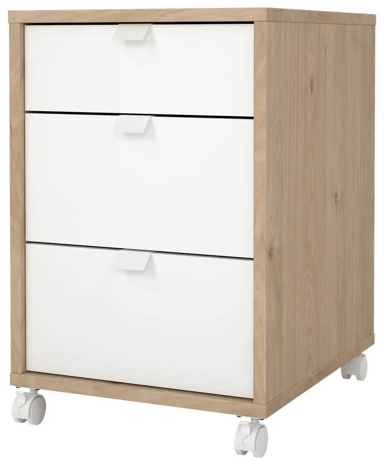Biało-naturalna szafka w dekorze dębu 41x61 cm Sign – Tvilum