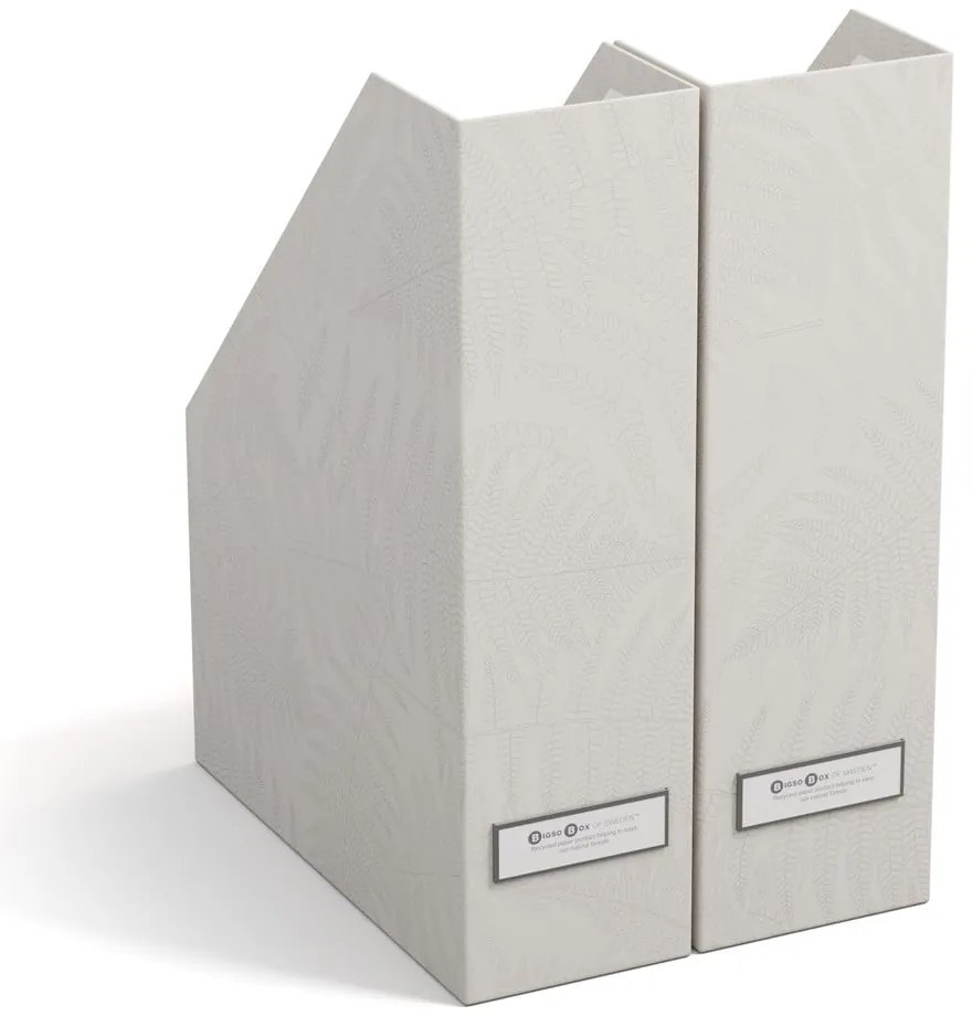 Kartonowe organizery na dokumenty zestaw 2 szt. Viola – Bigso Box of Sweden