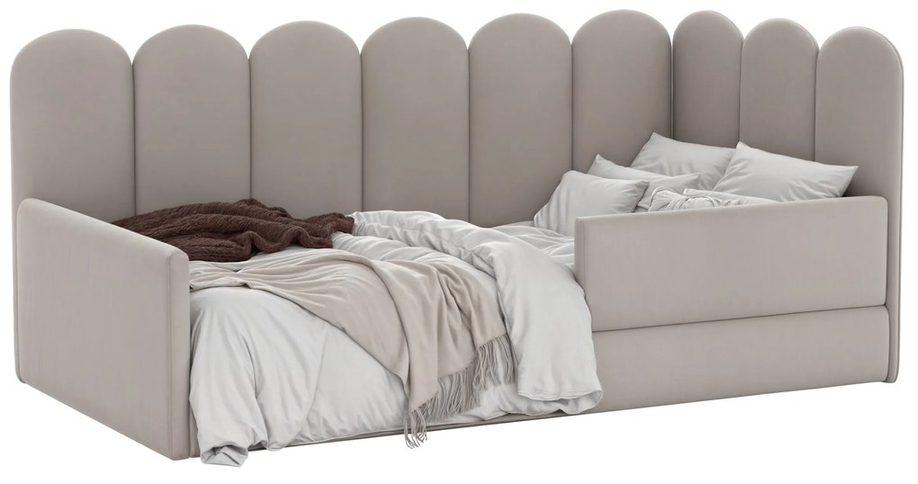 Łóżko dziecięce przypodłogowe JASMINE - 100x200 - 200 cm