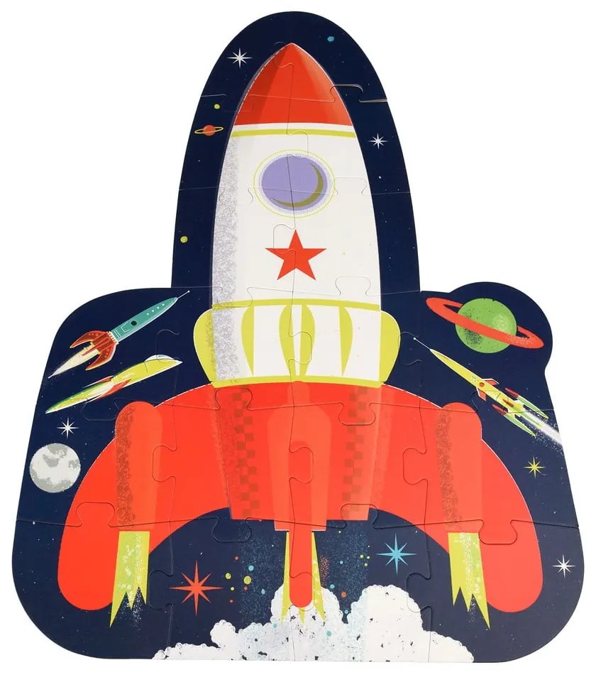 Puzzle (liczba elementów 18) Space Age rocket – Rex London