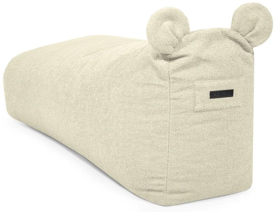 Brązowy dziecięcy worek do siedzenia z materiału bouclé Snug 130 Bear – SLOWDOWN