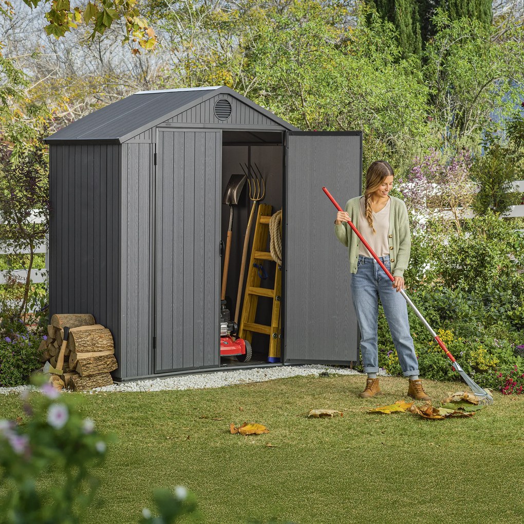 Domek narzędziowy Darwin 6 x 4 szary KETER