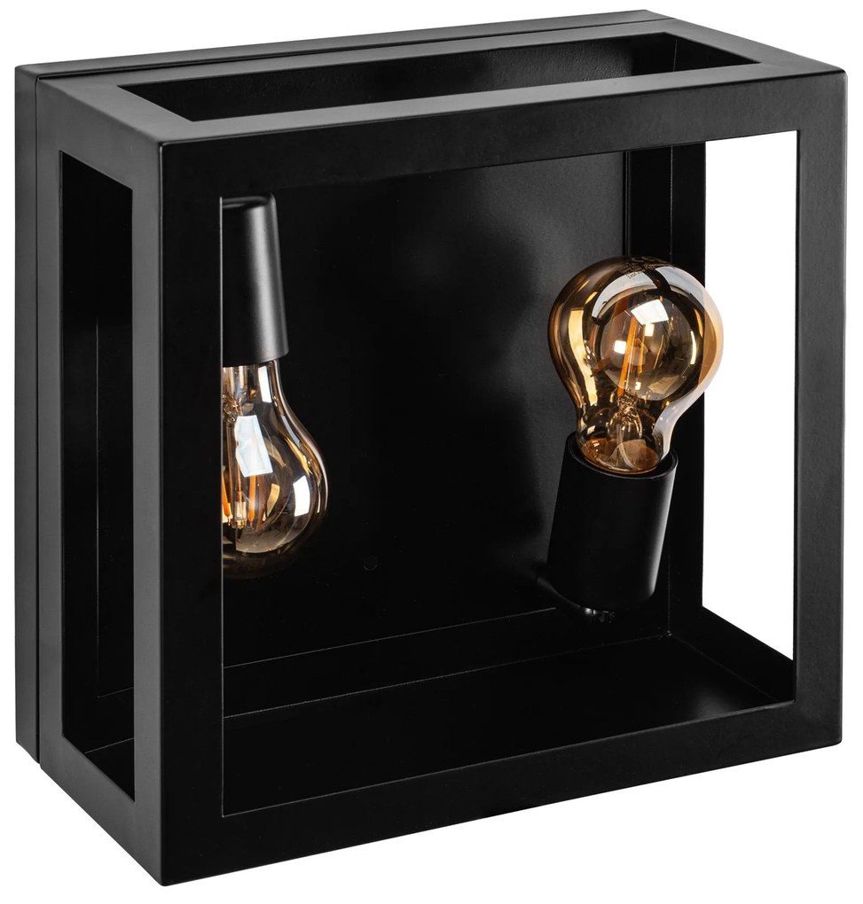 LAMPA ŚCIENNA KINKIET APP1305-2W CZARNA