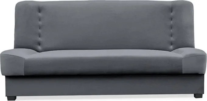 Sofa z Funkcją Spania PIANO Rozkładana Wersalka Dwuosobowa Szara Nowoczesna do Salonu