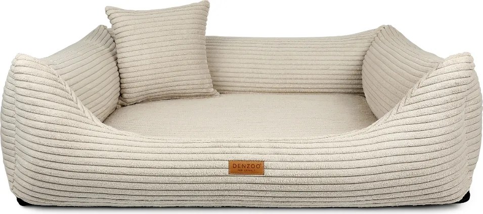 Beżowe legowisko dla psa i kota Rimini - wyjmowany materac